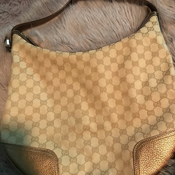 BEAUTIFUL Gucci canvas and leather hobo - Picture 3 of 15